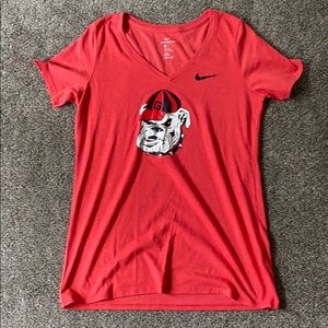 GA bulldogs vneck